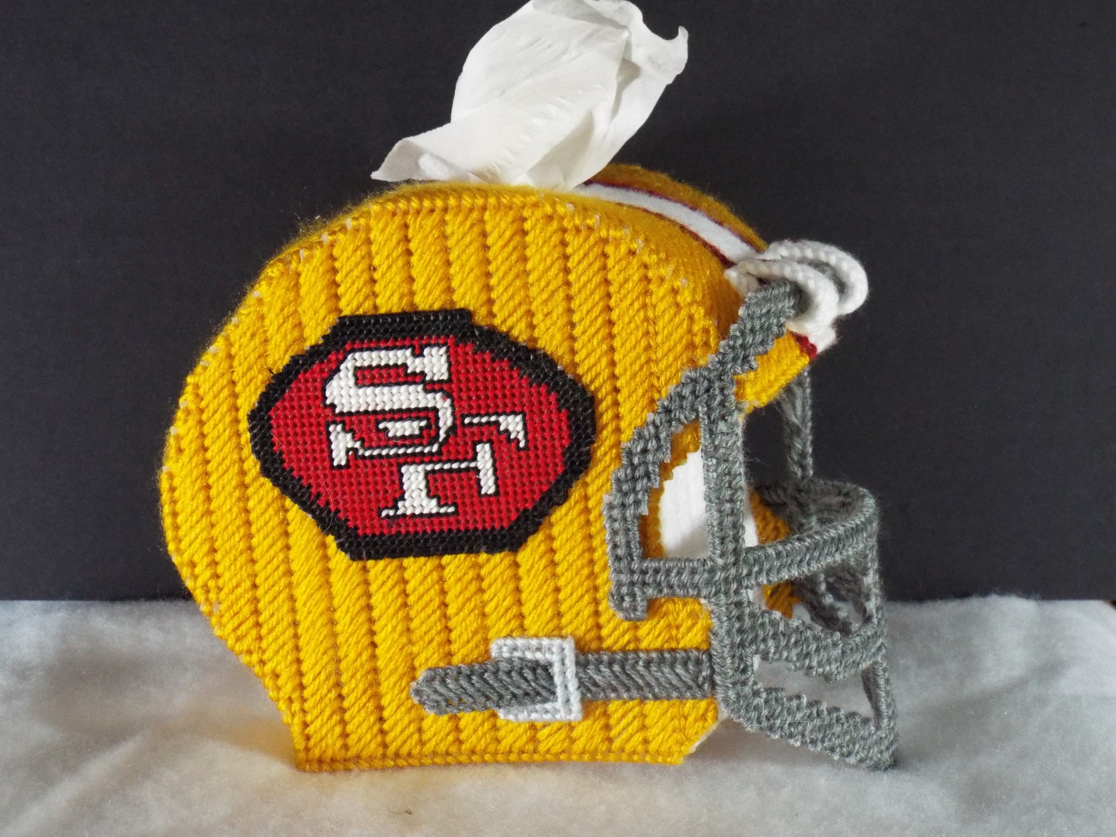 49ers Football Helmet Tissue Cover