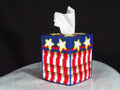 American Wavy Flag Tissue Cover