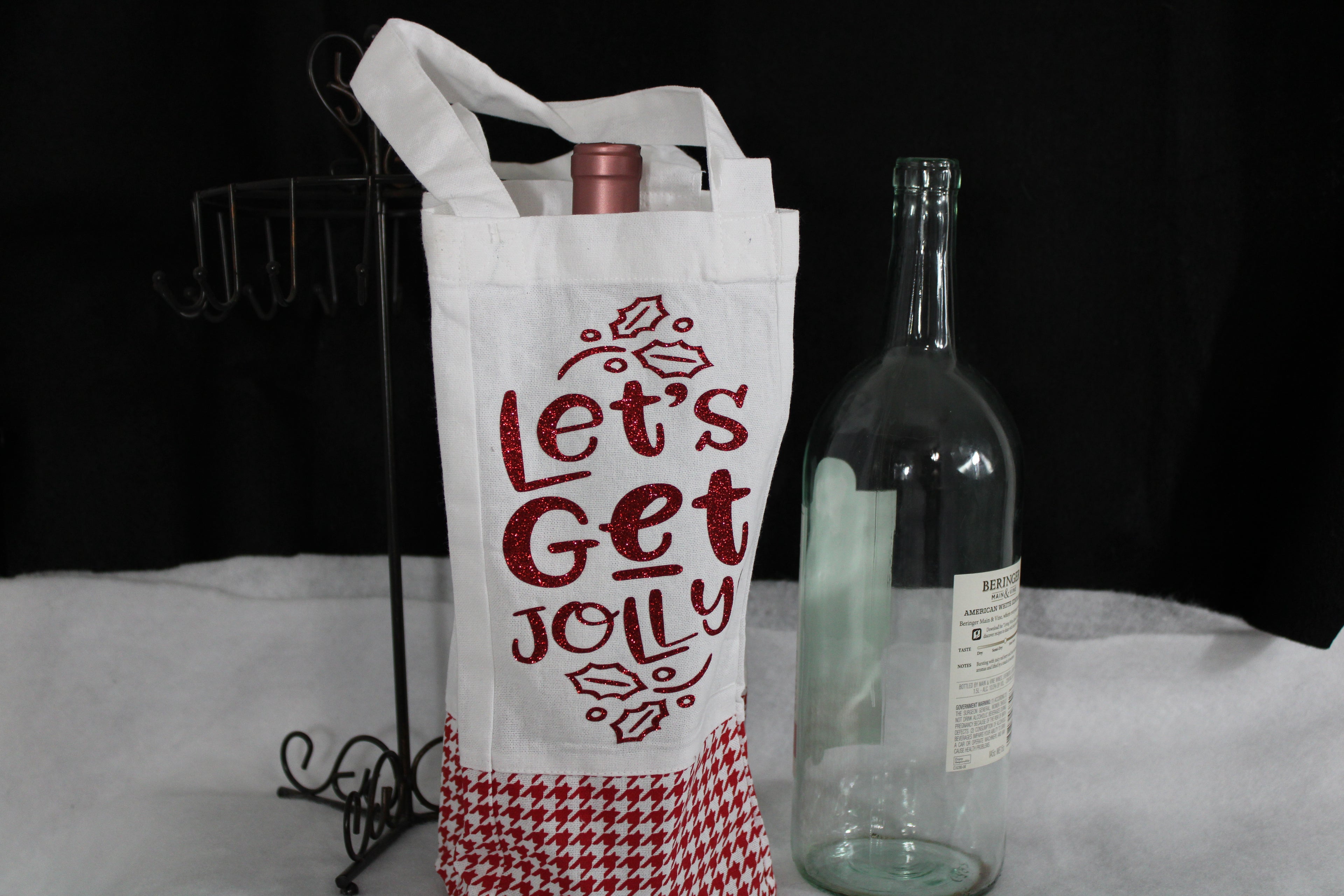 Let's get Jolly Wine Bottle Bag