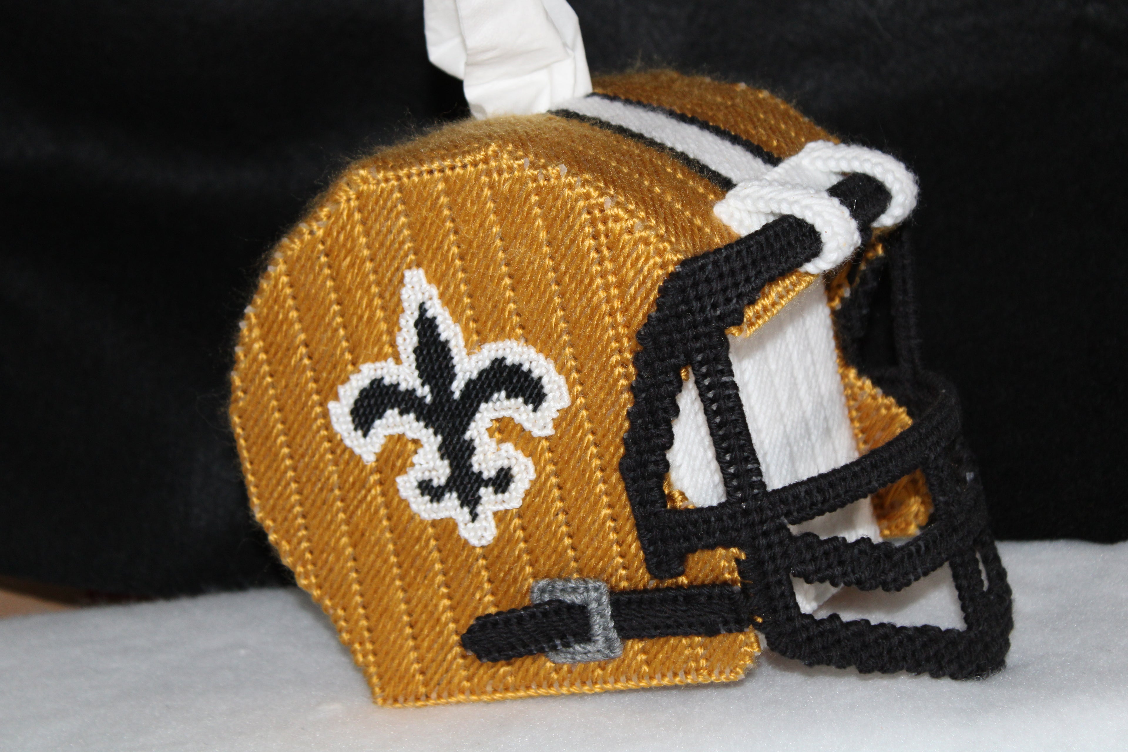 Saints Football Helmet Tissue Cover